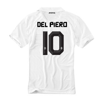 juventus shirt del piero