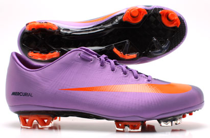 purple and orange nike mercurial