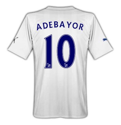 2011-12 Tottenham Puma Home Shirt (Adebayor 10)