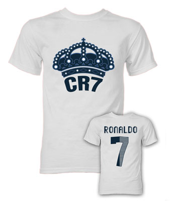 Ronaldoshirt on Cristiano Ronaldo Cr7 Real Madrid T Shirt  White
