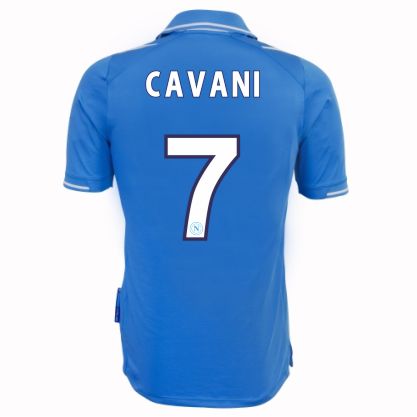 2011-12 Napoli Macron Home Shirt (Cavani 7)