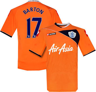 2011-12 QPR Away Football Shirt (Barton 17)