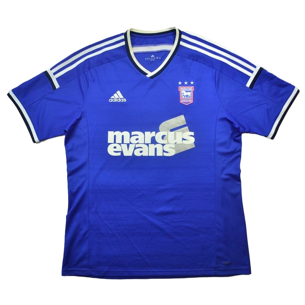 Adidas Ipswich Town Mens Ss Home Shirt Footy