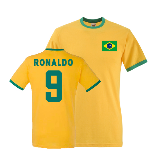 ronaldo yellow shirt