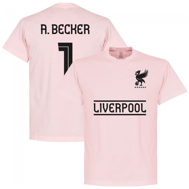 Liverpool Team A.Becker 1 T shirt Pink