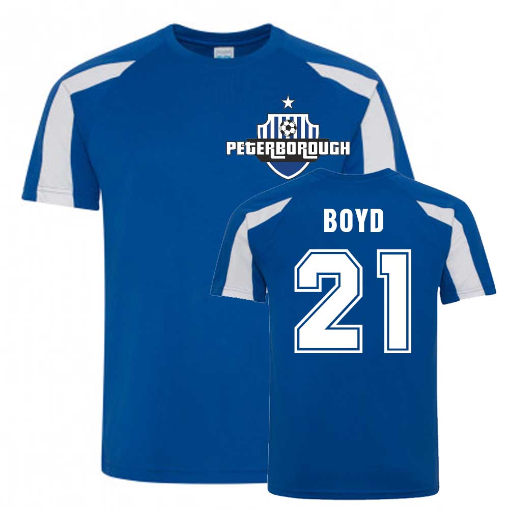 Click to view product details and reviews for George Boyd Peterborough Sports Training Jersey Blue.