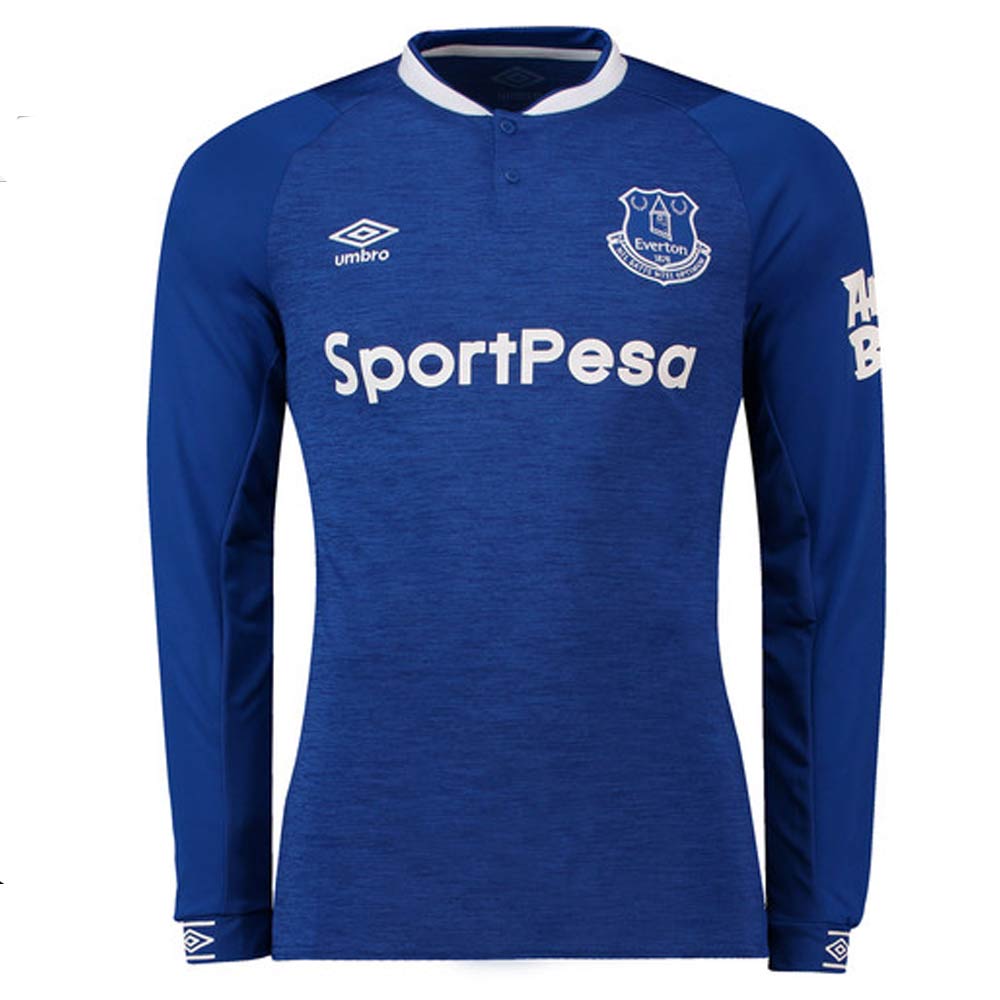 Everton Umbro Home Long Sleeve Shirt 