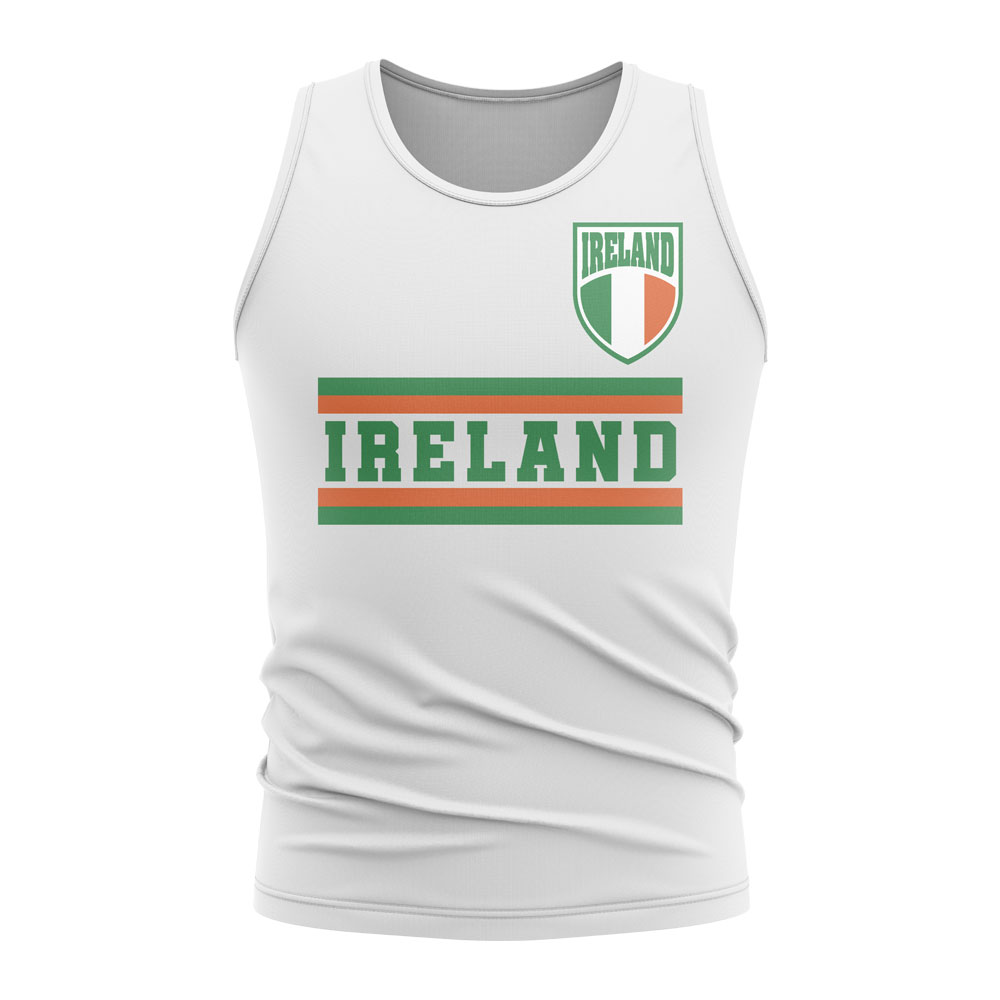 Click to view product details and reviews for Ireland Core Football Country Sleeveless Tee White.