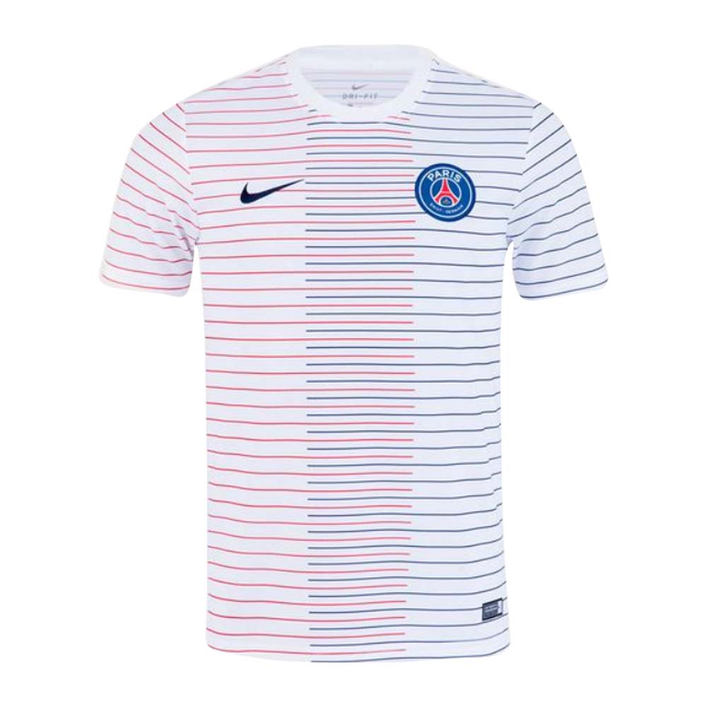 2019-2020 PSG Nike Pre-Match Training Shirt (White) [AO7538-101] -  Uksoccershop