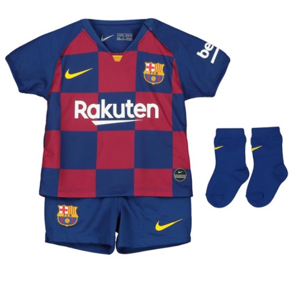2019-2020 Barcelona Home Nike Baby Kit - Uksoccershop
