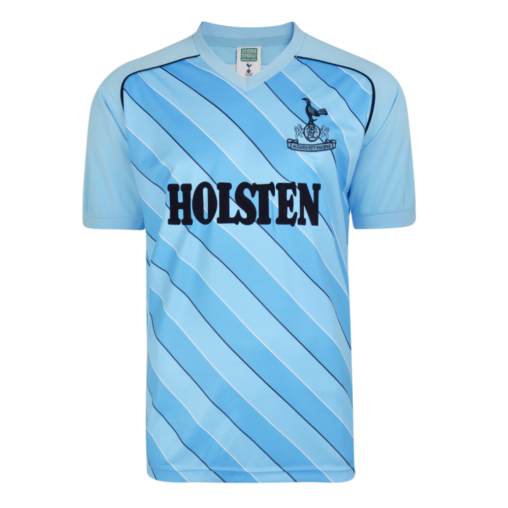 1986 Tottenham, Retro Holsten Home Shirt by Score Draw, Mens XL