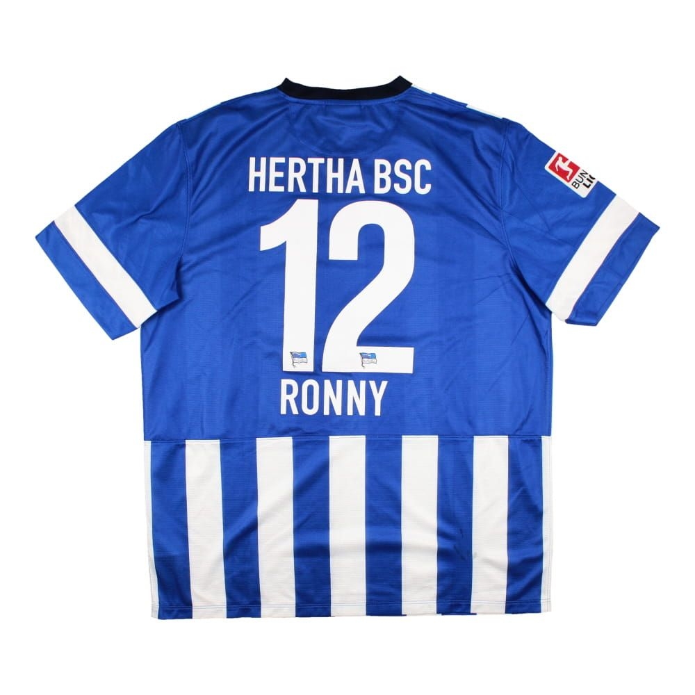 Hertha Berlin 2012-2013 Home Shirt (Ronny 12) ((Excellent) XL)  [5qJgz7-274310] - Uksoccershop