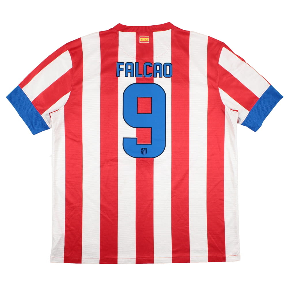 Atletico Madrid 2012 13 Home Shirt Sponsorless XL Falcao 9 Excellent kTFmDW Uksoccershop