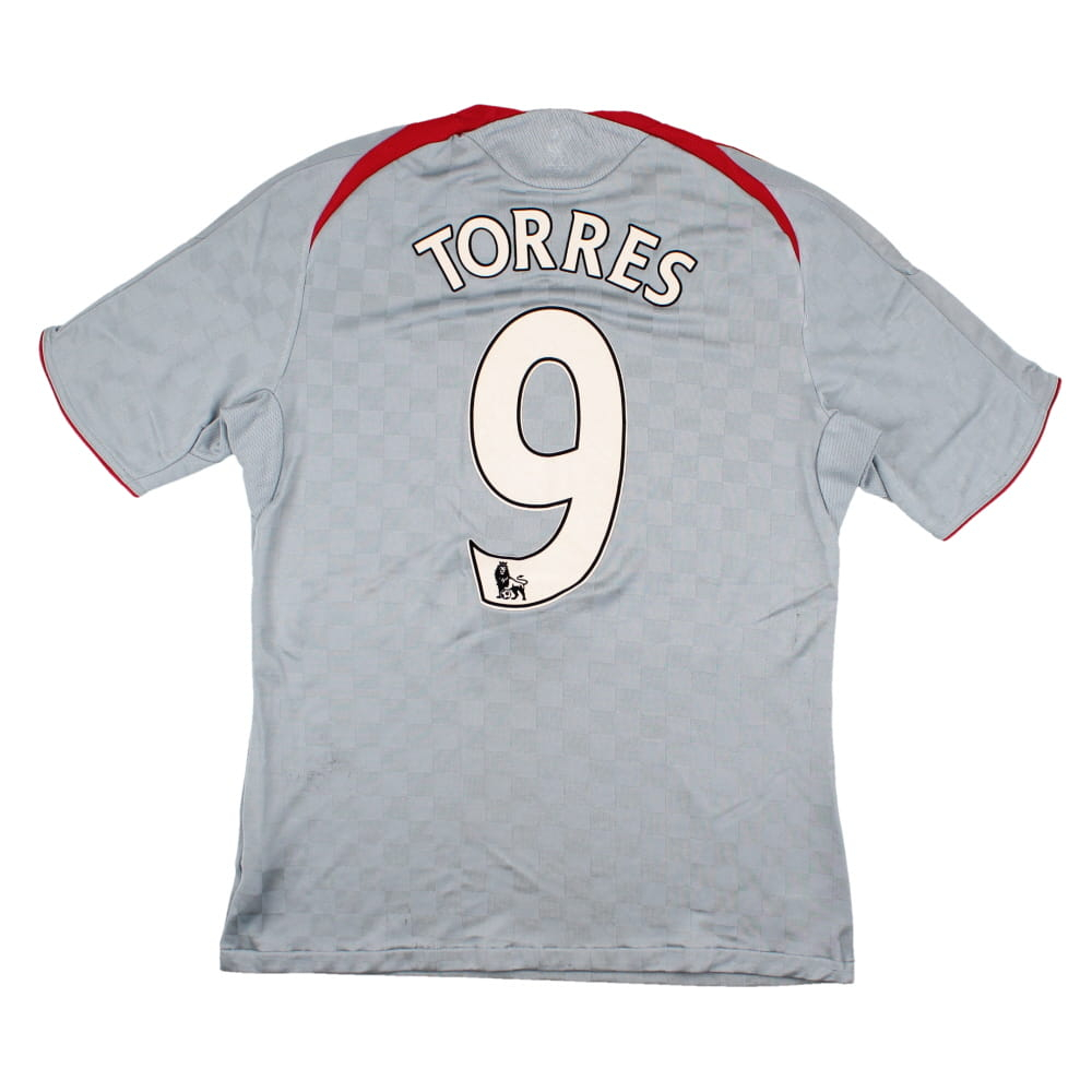 Liverpool 2008-09 Away Shirt (M) Torres #9 (Fair) [9A8Kk5