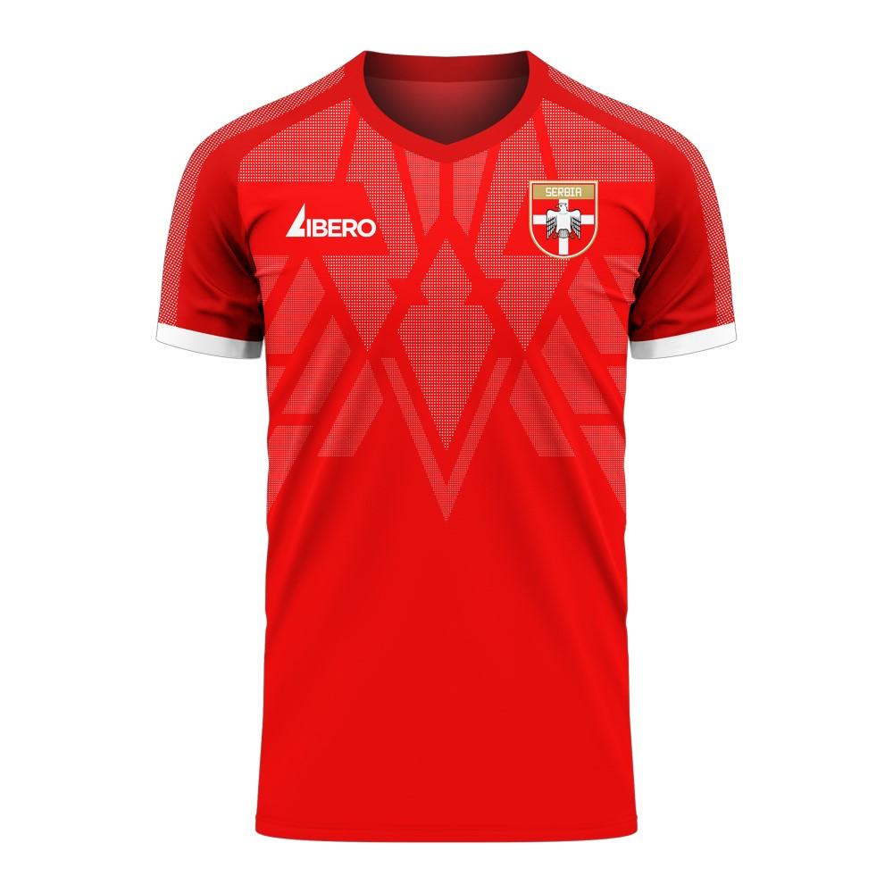 Serbia 20232024 Home Concept Football Kit (Libero) Libero Sportswear