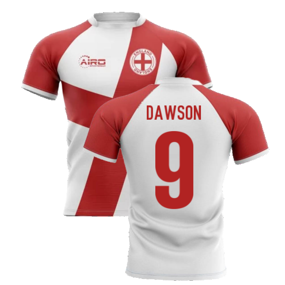 20232024 England Flag Concept Rugby Shirt (Dawson 9) Airo Sportswear