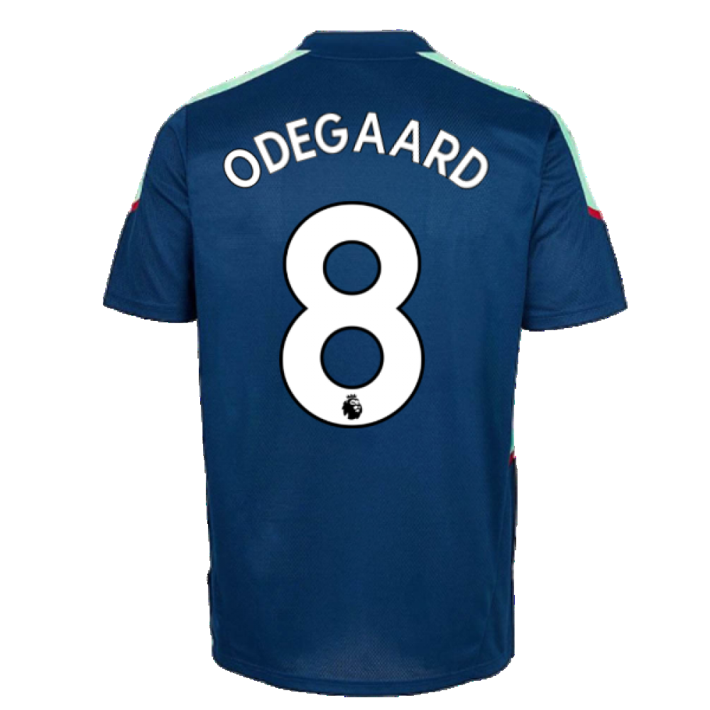 Arsenal 2021-2022 Eu Training Jersey (Blue) (Odegaard 8) | Adidas | US