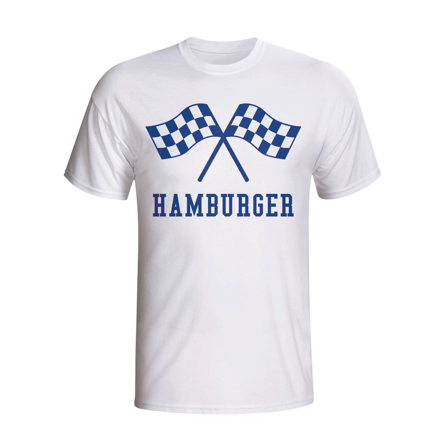 Click to view product details and reviews for Hamburg Waving Flags T Shirt White Kids.