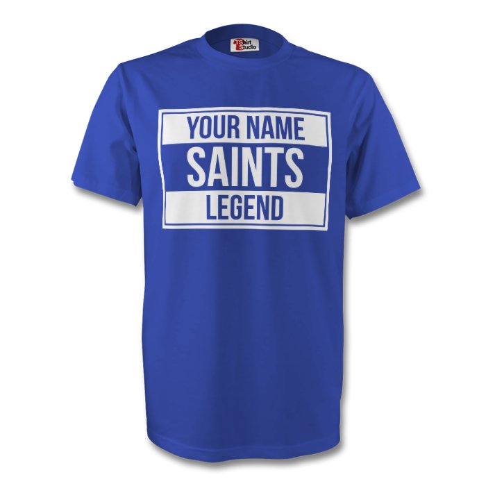 Click to view product details and reviews for Your Name St Johnstone Legend Tee Blue.