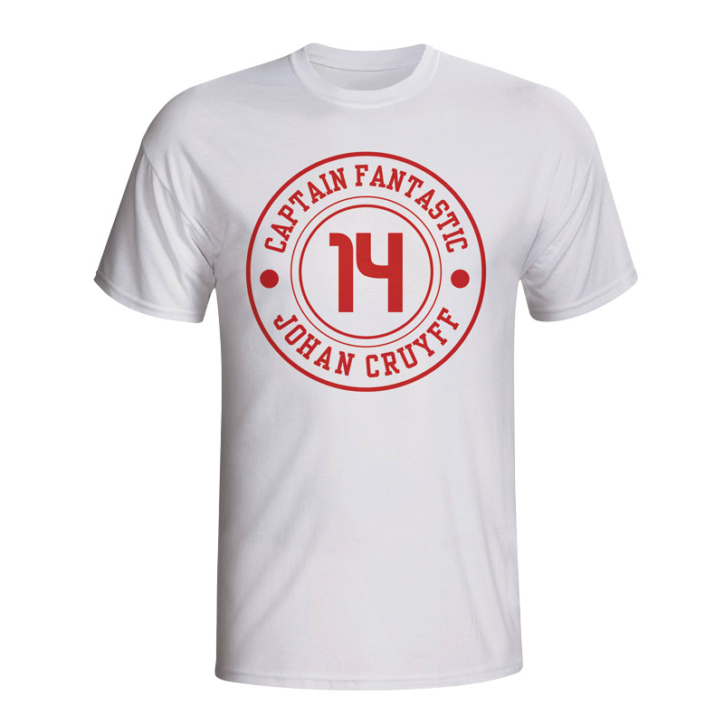 Johan Cruyff Ajax Captain Fantastic T-shirt (white) [,TSHIRTWHITE] - $20.67