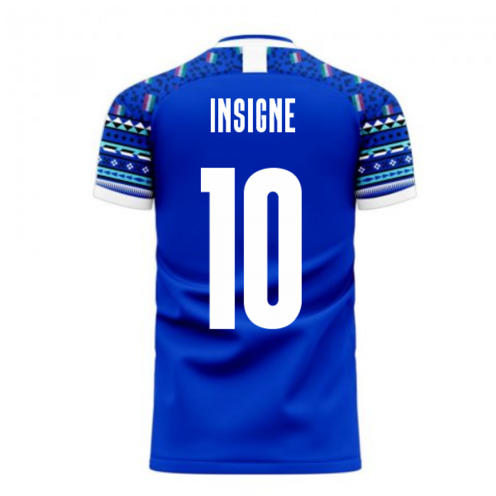 Italy 2022-2023 Home Concept Football Kit (Libero) (Insigne 10 ...