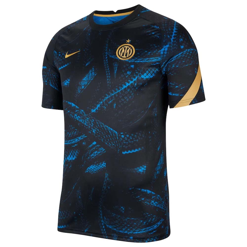 2021-2022 Inter Training Shirt (Blue) - [CW5131-414] - Uksoccershop