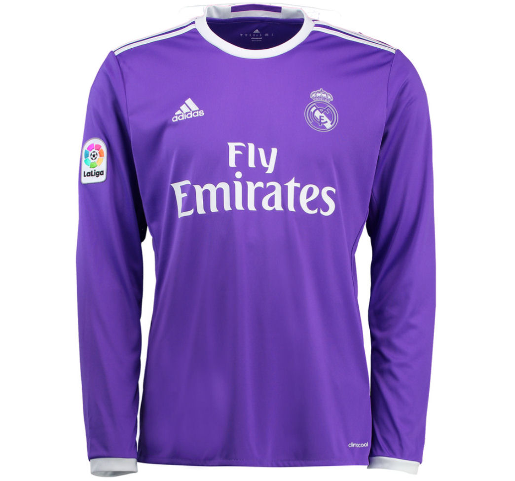 real madrid third kit long sleeve