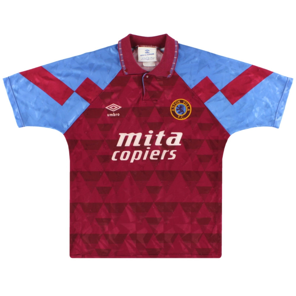 aston villa retro shirt 1990