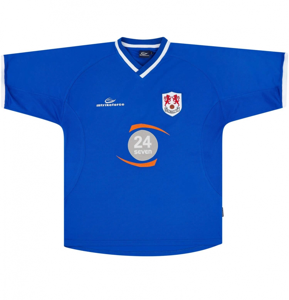 Millwall FC 2001-03 Vintage Home Football Shirt Strikeforce Soccer Jersey  sz XL