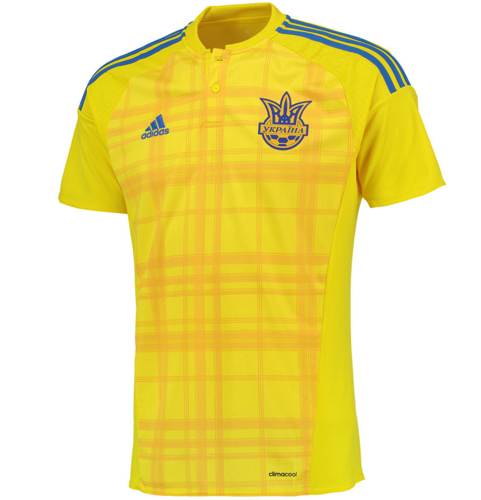 2016-2017 Ukraine Home Adidas Football 